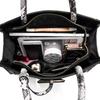 Tote Bag, New Women's Bag, Fashionable Snake Skin Pattern Bag, High-end Sense, Contrasting Color, Large Capacity Single Shoulder Handbag for Women