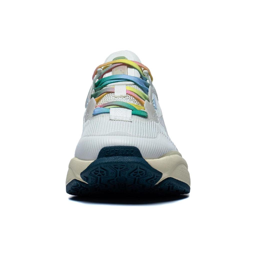 Li Ning Soft Shock Absorbing Wear Resistant Low Top Casual Shoes Women Shoes Gray Green AGLT052-8