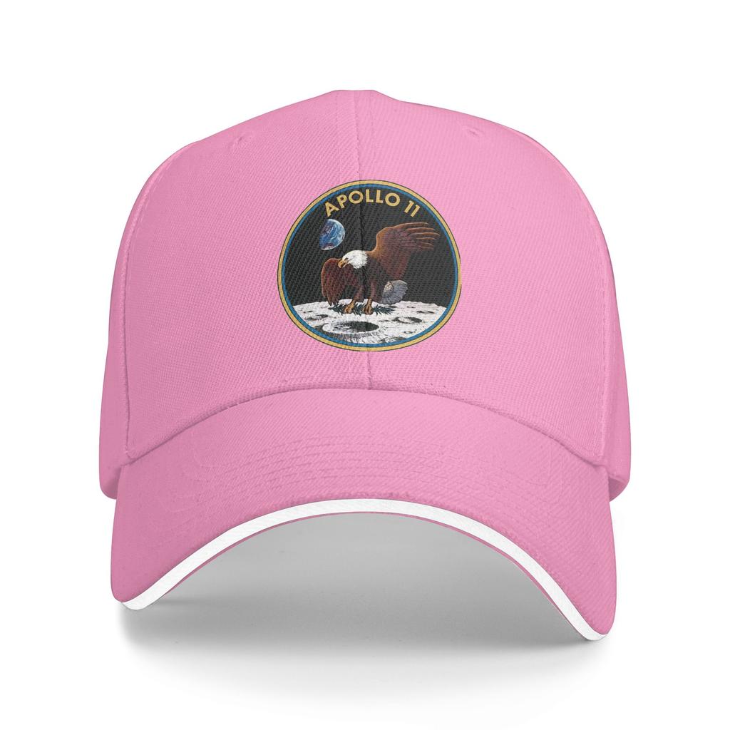 Apollo 11 Mission Patch Baseball Cap Outdoor Sport Dropshipping Trucker Hat Unisex Men y2k Cool Print Baseball Caps
