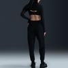 Nike 24.7 Neuvěřitelně měkké dámské tepláky Dri-FIT se středním pasem Černé HQ8185-010