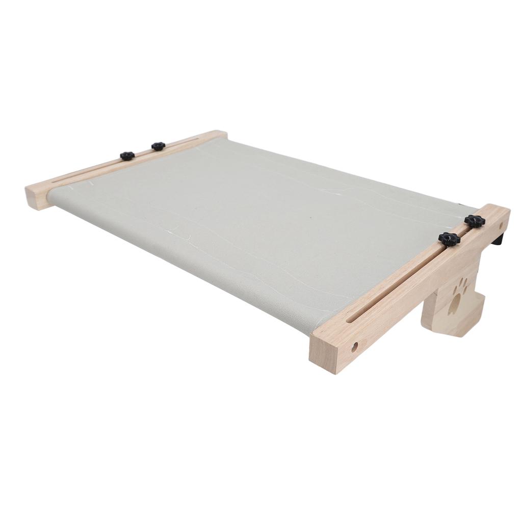 Katzenfensterliege Robuste Bettseite Fensterbankmontage Katzenliege Einfach zu montieren Bettseitige Liege für Wohnungskatzen