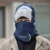 Fashion Winter Warm Lei Feng Hat Thickened Cycling Cold Northeast Hat Protective Goggles Ear Protection Beanies Hat Winter