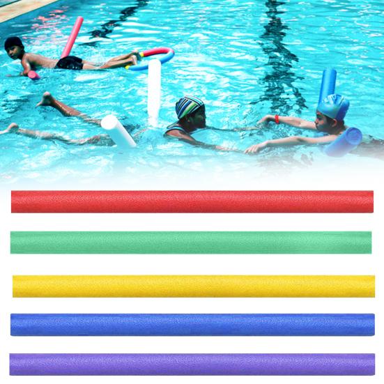 Foam Swim Noodles Soft Pool Noodle Tube Multi-Purpose Floating Training Aid Swimming Exercise Equipment for Kids Adults