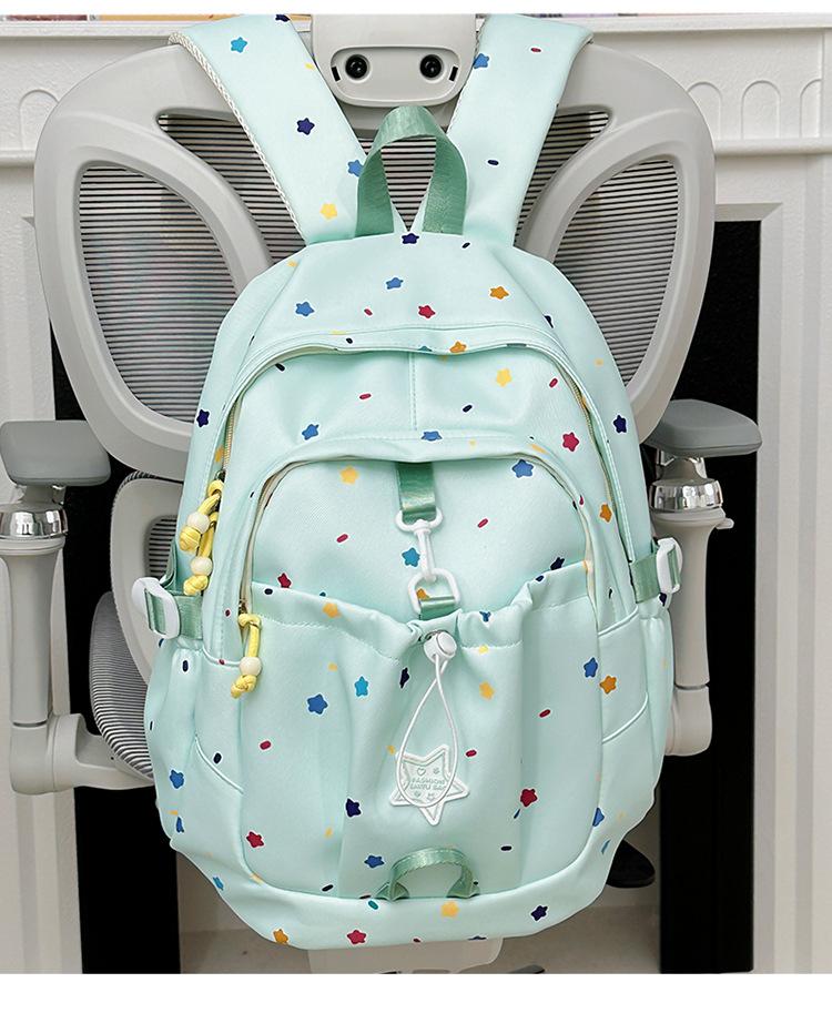 Schoolbag Japanese Ins Style High Value Backpack Junior High School Student Schoolbag Casual Small Fresh Star Multi-compartment Backpack
