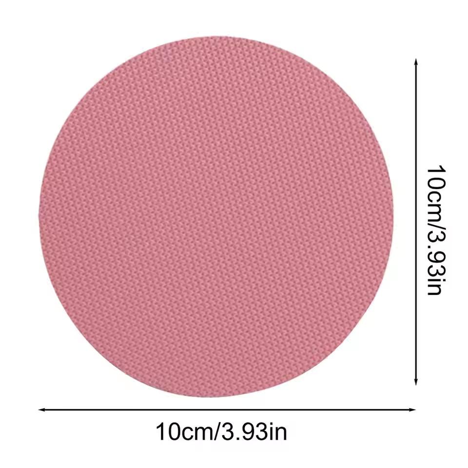 20PCS 10cm/3.93in Bathroom Slip Transparent Non-Slip Tape Anti-Slip Strips Shower Stickers Round Shaped Antiskid Sticker