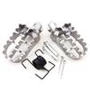 Pair Aluminum Motocross Wide Fat Foot Pegs Footrest For Kawasaki KLX110 CSL2017