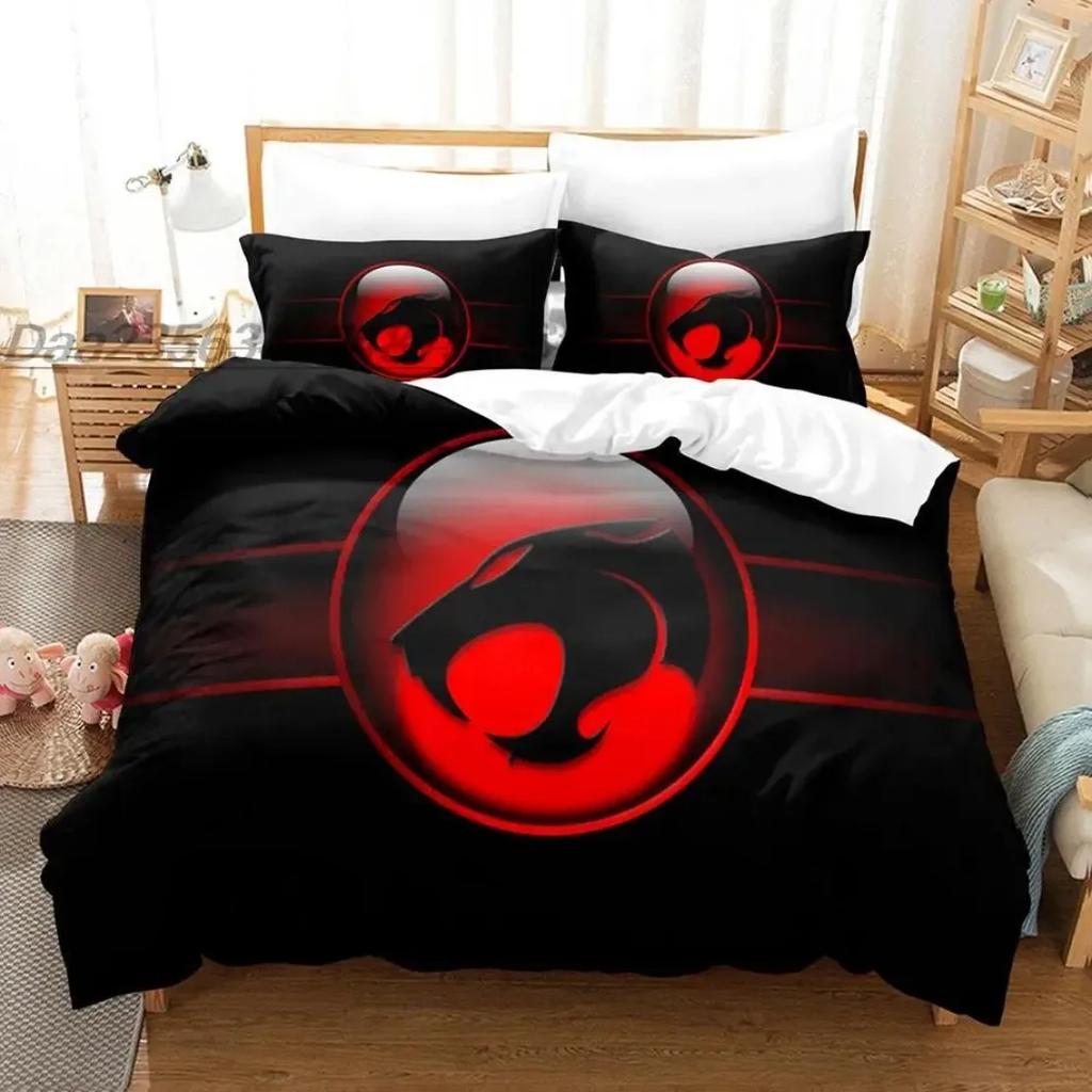 Animation Thundercats Bedding Set Thundercats Quilt cover Single Twin Full Queen King Size Bed Set for children and adults