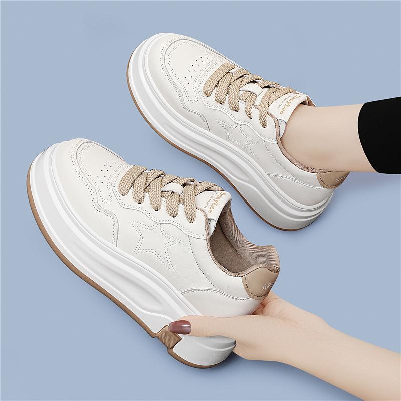 Small thick baseplate shoes girls little white shoes spring and summer new soft-soled sports casual shoes