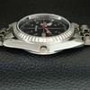 REFURBISHED SEIKO 5 AUTOMATIC 6309A JAPAN MENS VINTAGE BLACK WATCH a442839-1