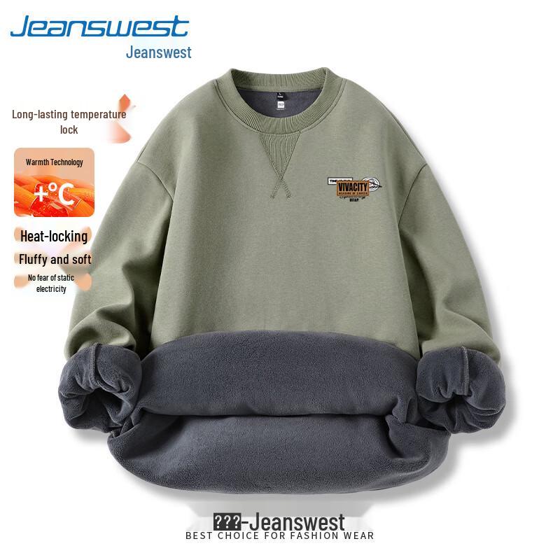 

Jeanswest Men s Plush Round Neck Sweatshirt 3XL