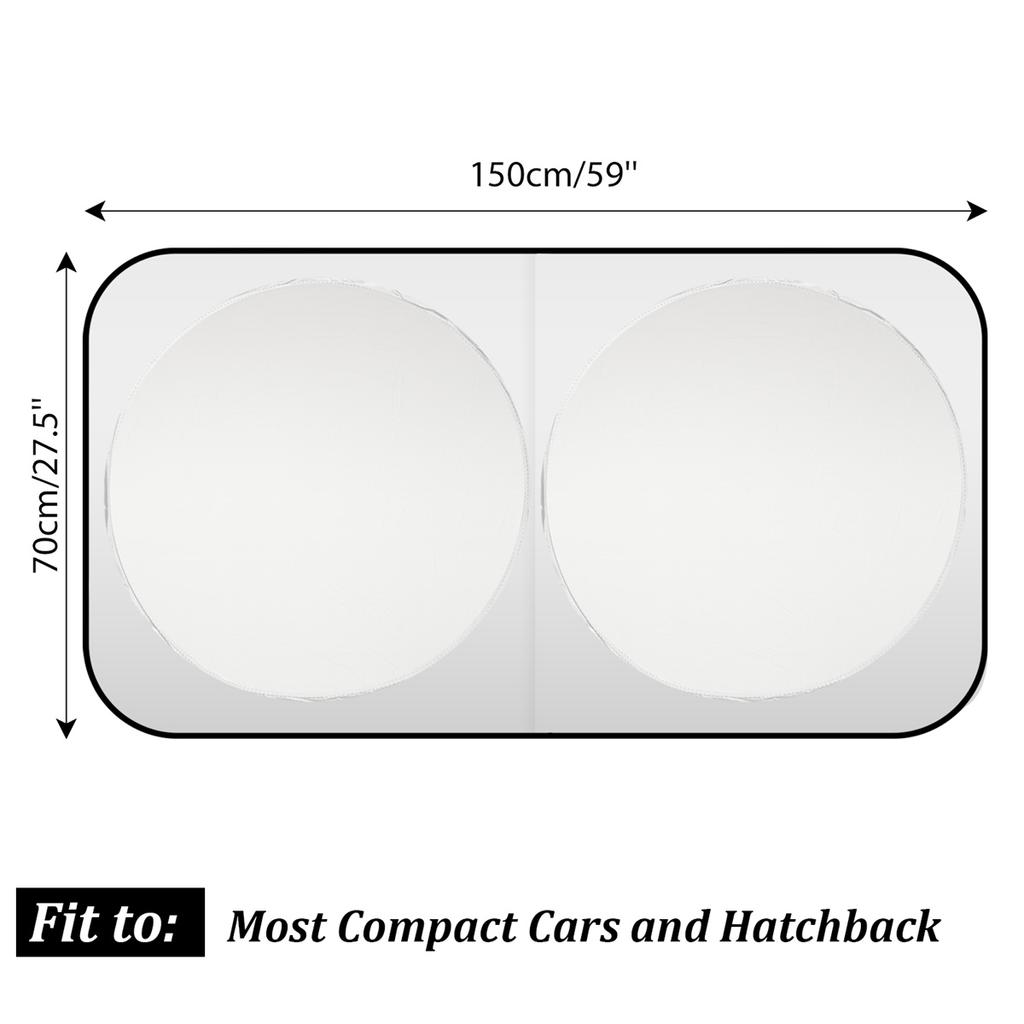 Car Windshield Sunshade Foldable Windscreen Sun Shade Cover UV Rays Block Window Shade Interior Accessories