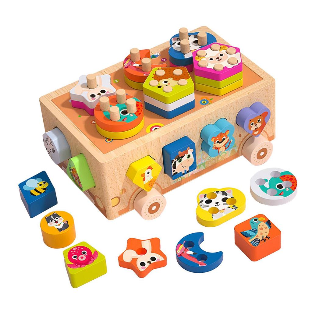 Colorful Shape Sorting Toy for Kids' Cognitive Development