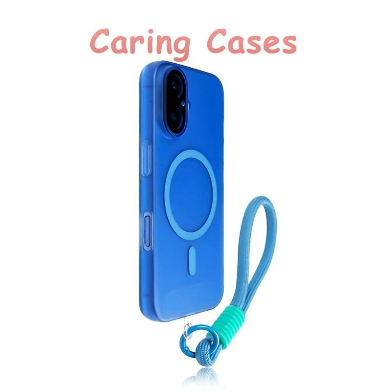 

For iPhone 17 Pro Max Case Dark Purple Matte Magnetic Lens Film Wrist Strap Compatible with iPhone 16 15 14 13 12 11 iPhone 16
