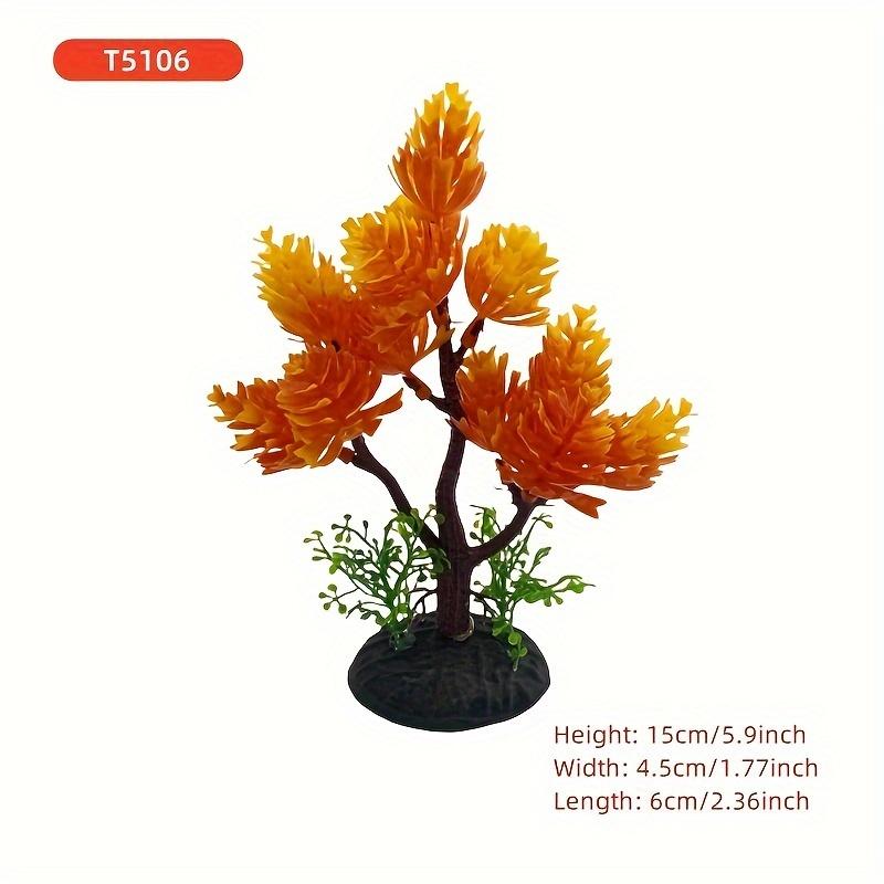 Artificial Aquarium Decor Plants tree Ornament Aquatic Plant Fish Tank DIY Grass Decoration Accessories