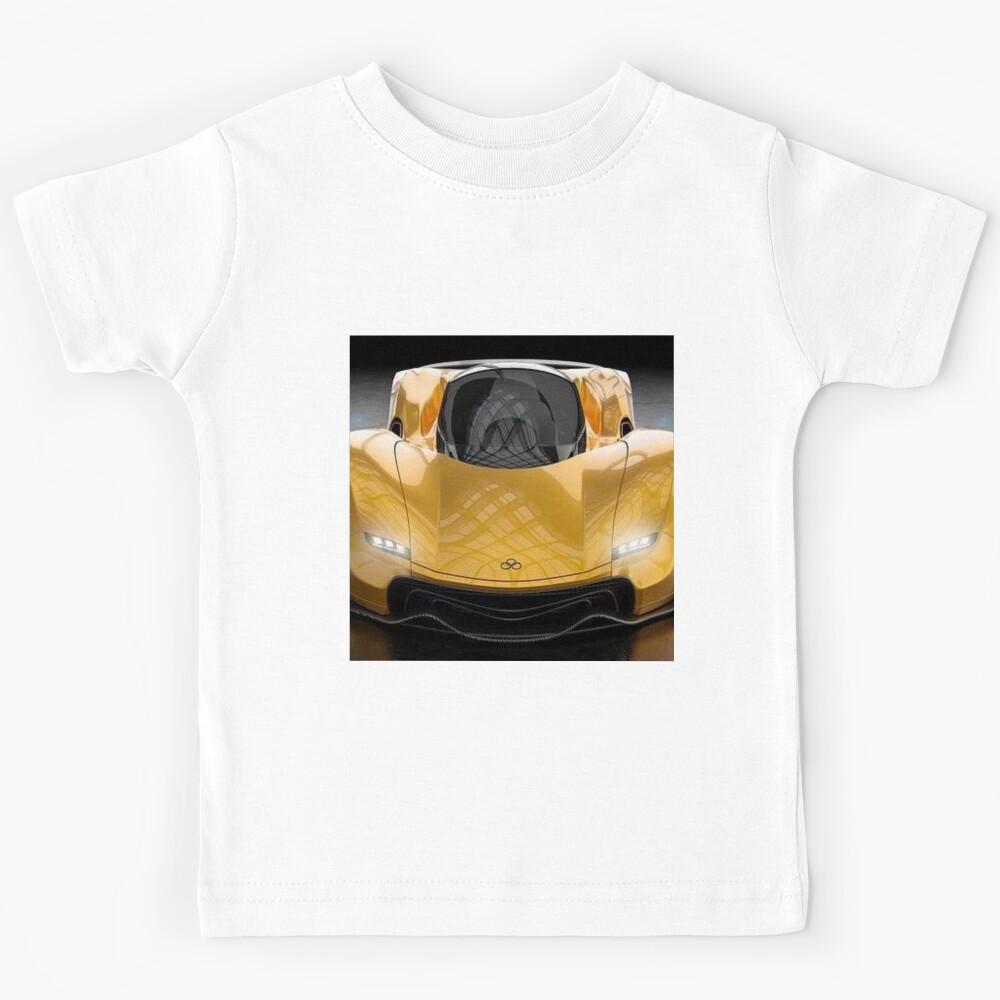 Mustard Sports Car Kids T-Shirt 110