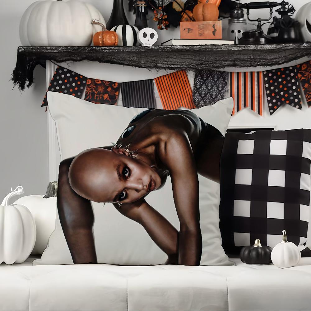 British singer F-FKA T-Twigs E-EUSEXUA Pillow Case Office Cushions Suitable For Sofa Car Bedroom Decorative Cushion Cover