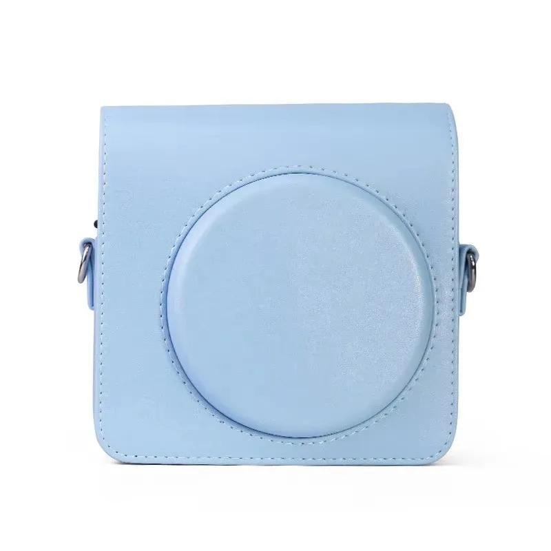 

Сумка-чехол из ПУ кожи для камеры Instax Square SQ1, большая вместимость, сумка для камеры для камеры Square SQ1 синий