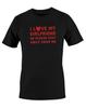 I Love My Girlfriend Stay Away Graphic Mens T-Shirt
