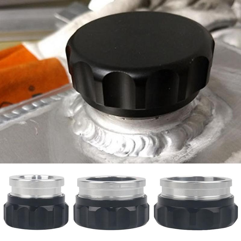 Aluminum Alloy Filler Neck Cap Weld On Filler Neck With With O-ring General Aluminum Alloy Car Tank Part Radiator Cap For Oil