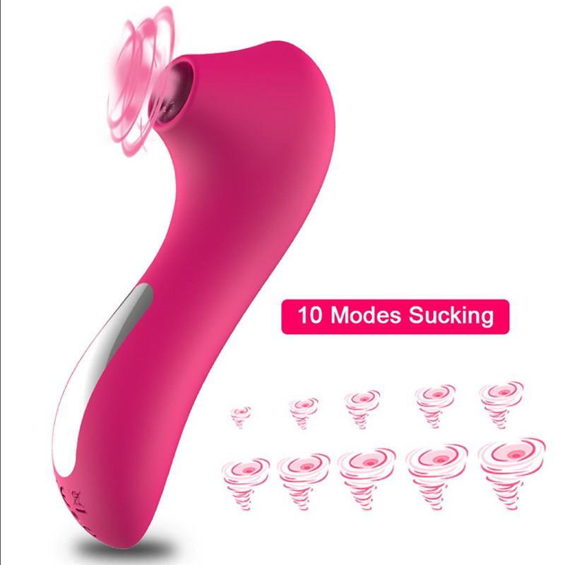 Clitoris Sucker Vibrator Sex Toys for Adult Women Oral Nipple Clitoris Suction Tongue Stimulator Blowjob Masturbator Erotic GZW