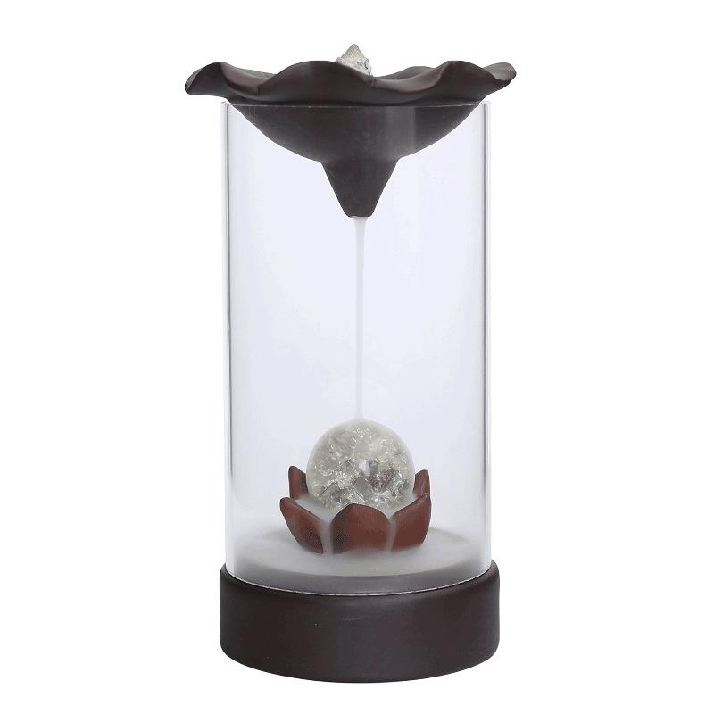 

Пластиковая крышка для курильницы с обратным потоком, ветрозащитная, для помещений, для творчества, для домашнего декора, для офиса, для чайного домика, без благовоний