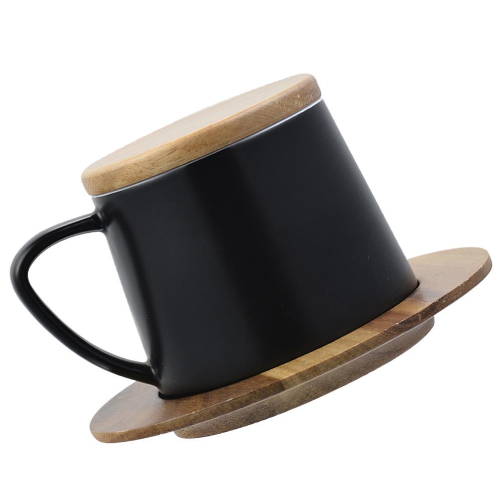 1Set Lid Coffee Mug Ceramic Simple Practical Creative Cup for Daily Use Breakfast Tea Drink Cup Ceramic Mug