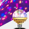 LED Rotating Magic Ball Light Bulb E27, Multi-Color Stage & KTV Light with Laser Flashing Effects.