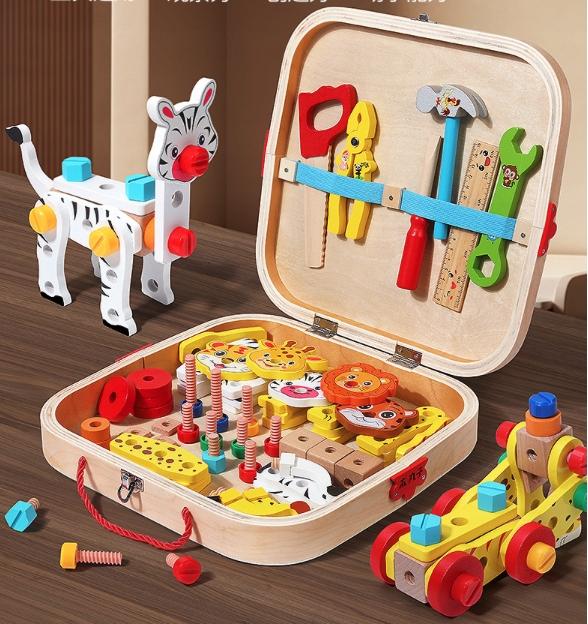 Diy Kit Fun Wooden Tool Box Animals