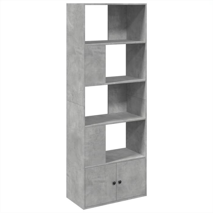 VidaXL Bibliothèque gris béton 70x36x189 cm bois d'ingénierie, étagère, étagère à livres, support à livres, meuble de 3295320