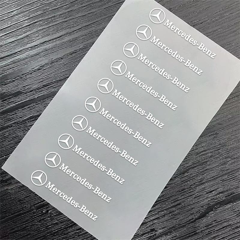 OFK3 5/10PCS Car Emblem Sticker Car Body Decoration Sticker For Mercedes Benz AMG W177 W176 X166 X167 C257 C218 X253 C118 C117 H247
