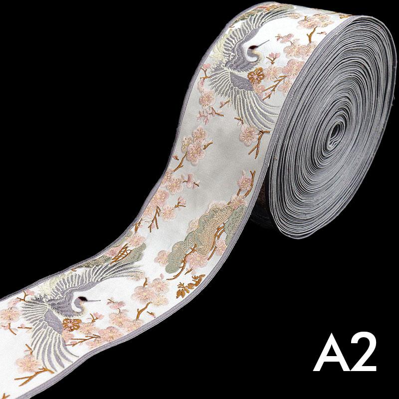 Chinese Embroidered Webbing Retro Embroidery Lace Trim For Diy Hanfu Costume  Cushion Curtain Decor Ribbon Accessories