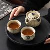 130ml Chinese Tradition Ceramic Tea Pot Panda Bamboo Leaf Pattern Teapot Beauty Handmade Kettle Travel Portable Teaware