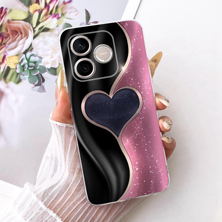 Pro Honor 600 Lite Pouzdro na telefon s počátečním písmenem pro Huawei Y6p Y 7 P Matný zadní kryt Ochrana fotoaparátu Nárazuvzdorná pouzdra