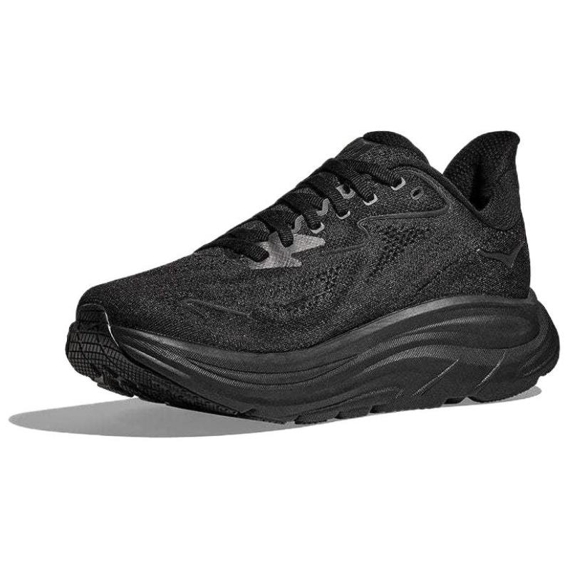 HOKA ONE ONE Anti Slip Wear Resistant Low Top Casual Running Shoes Women's Black White Sneakers 1162050-BBLC