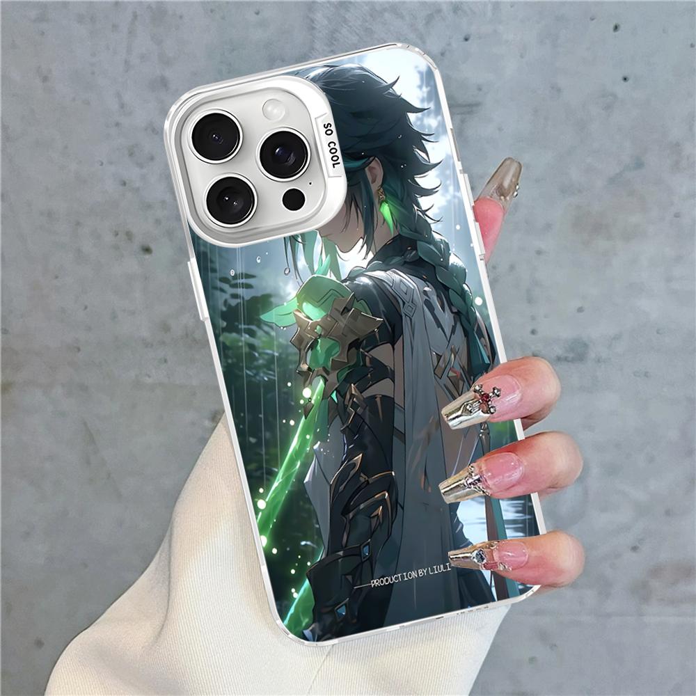Genshin Impact XIAO Phone Case For IPhone 16 15 14 13 12 11 Pro Max X XR XSMAX 8 7 Plus Matte Shockproof Back Cover