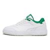 Puma Doublecourt Comfortable Low-Top Sneakers Unisex Sneakers White Green 393284-03