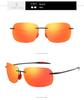 New Men's Rimless Sunglasses Sport Driving Sunglasses Ultra Light Rimless Glasses