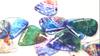IBANEZ Ibanez Pick 6 Piece Set KALEIDO Series Colorful Design Teardrop Using Tritan [1.0mm] PCP14H-C1