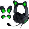 Razer Kraken Kitty V2 Pro Wired Gaming Headset Black 4 Chroma RGB Zones Removable HyperClear Mic TriForce Titanium 50mm Drivers
