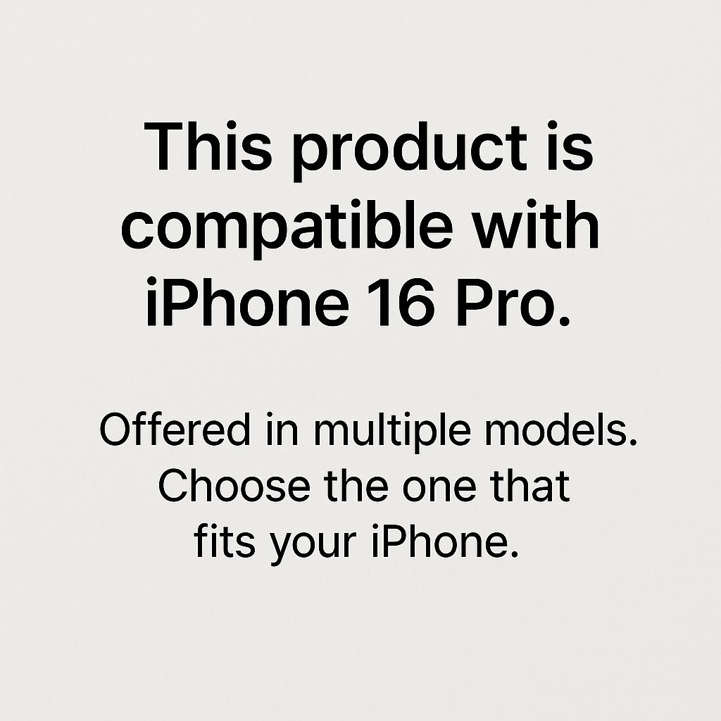 iPhone 16 Pro Tempered Glass Screen Protector