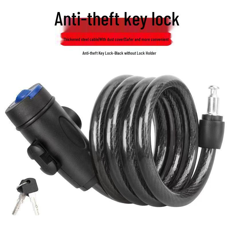 Anti-theft Combination Bicycle Lock - Portable Steel Chain for Mountain and Electric Bikes