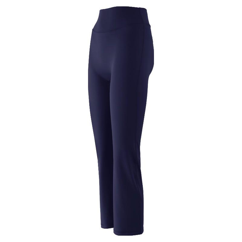 Womens Flared Yoga Pants Tummy Control Slim Fit Running Workout Capri Petite Women