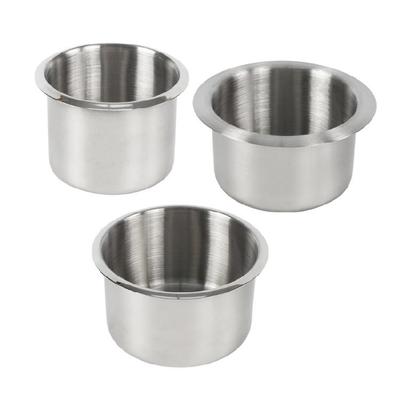 Cup Holder Modification Accessories Stainless Steel Cup Drink Can Holder Rustproof Recessed Insert Drink Holder
