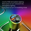 BC89 Car Charger 48W Fast Charging Adapter Bluetooth-Compatible MP3 Player FM Transmitter with Ambient Light