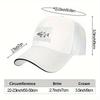 Gone Fishing Graphic Baseball Cap Polyester Adjustable Outdoor Casual Unisex Adult Hat
