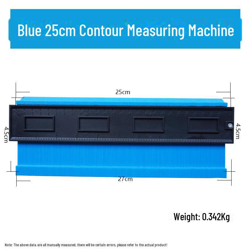 Multifunctional Contour Measuring and Profiling Gauge for Woodworking and Irregular Shapes
