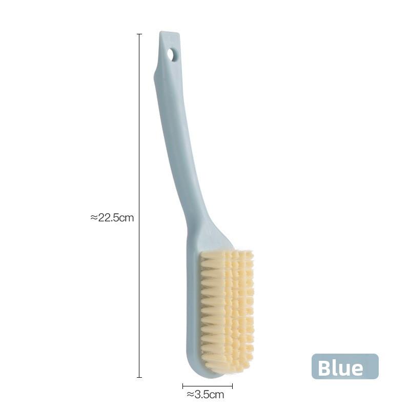 Household Long-handled Shoe Brush, Wall-hanging Plastic Shoe Cleaning Brush, Multi-functional Cleaning Brush, Non-cutting Soft-hair Shoe Cleaner