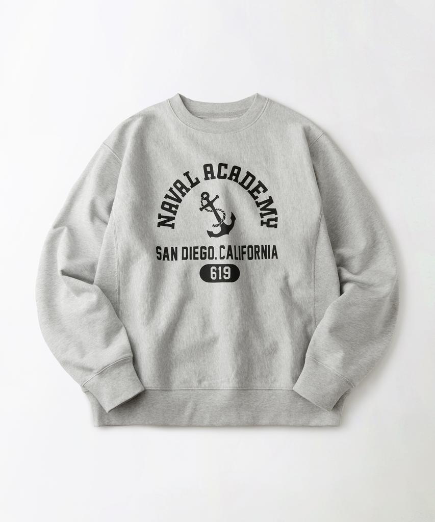 OUTSTANDING Mil Series Sweat(Naval Academy)_3%Melange Gray