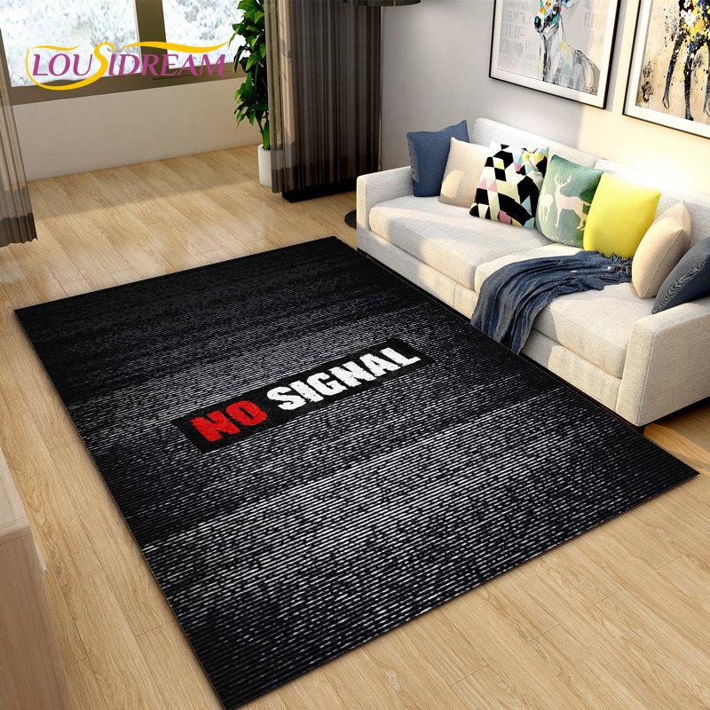 3D Cartoon Game Gamer Zone Controller Area Rug,Carpet Rug for Living Room Bedroom Sofa Decoration,Child Play Non-slip Floor Mat