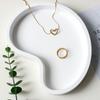 Gypsum Jewelry Showcase Tray Exquisite Jewellery Storage Pallet Jewelers Bracelet Displays Salver Live Pictures Display Props